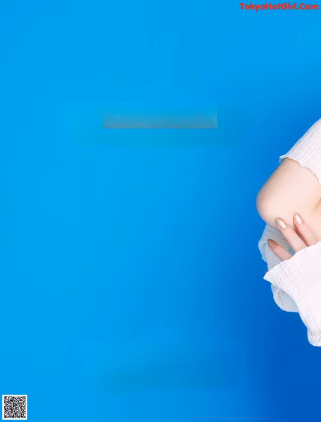 A poster for a cover girl with a woman's hand on her thigh.